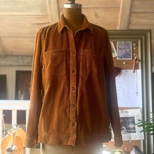L.L. Bean Women's Comfort Corduroy Shirt – Size Small – Saddle